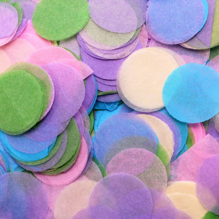 Multicoloured Paper Dots Confetti - 100g