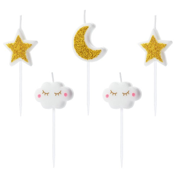 Birthday candles Little Star, mix, 2-3cm