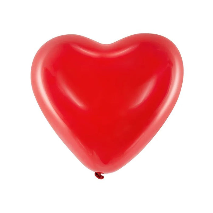 Balloons 16'' Hearts, Pastel red