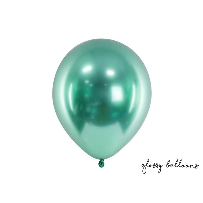 Balloon Latex Glossy - Bottle Green 30cm - Pack x 50