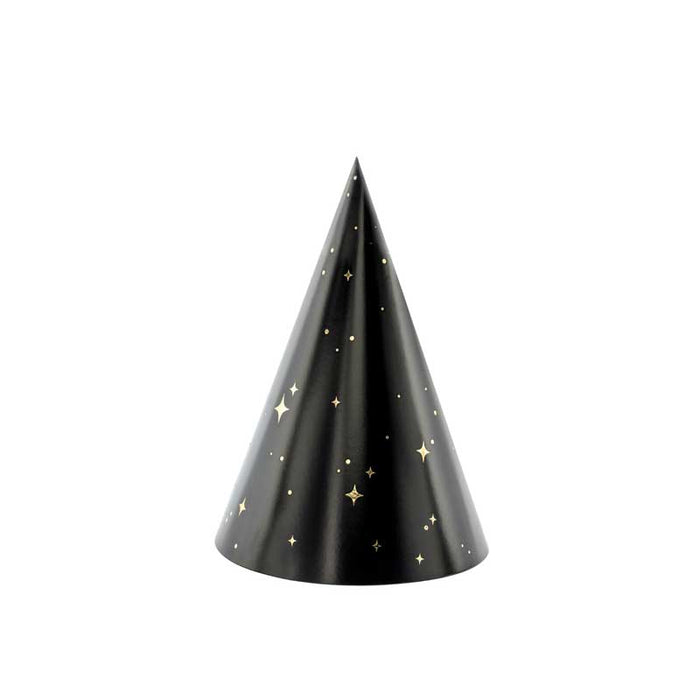 Party hats Happy New Year , 16cm - 6pk