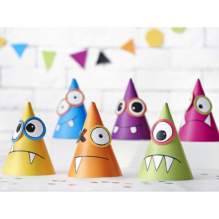 Party Hats Monsters, mix, 16cm