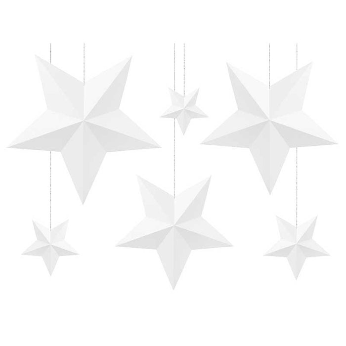 Decoration Stars, white
