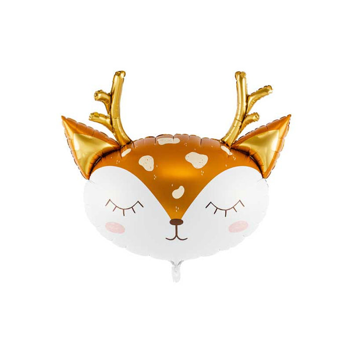 Foil Balloon Deer, 73x64cm, mix