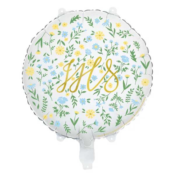 Foil balloon IHS, 45 cm, mix