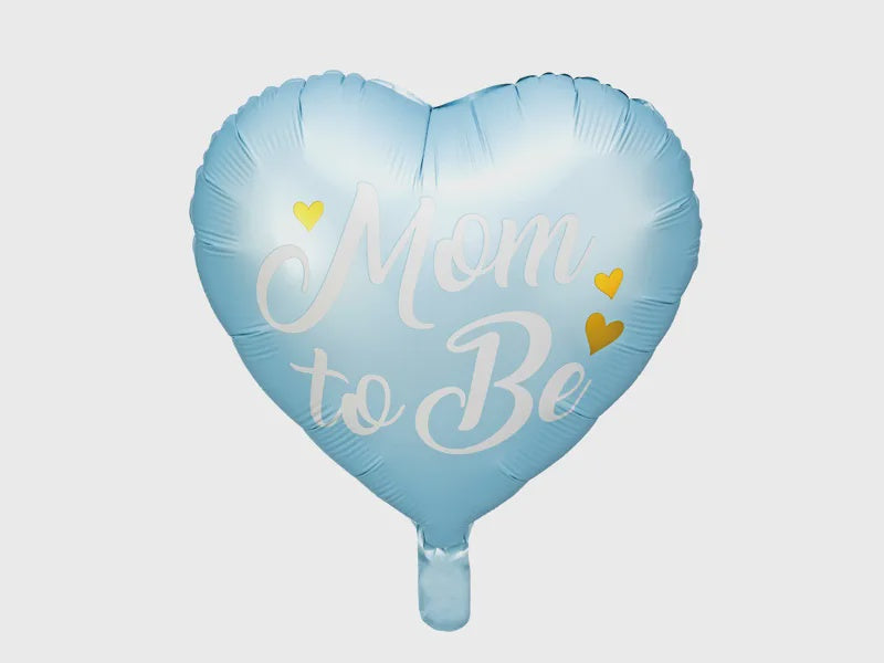 Foil balloon Mom to Be, 35cm, blue