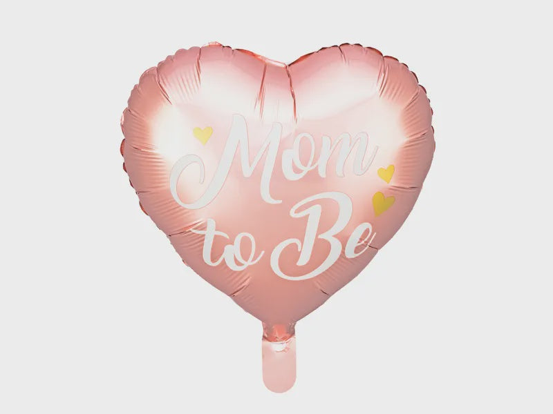 Foil balloon Mom to Be, 35cm, pink