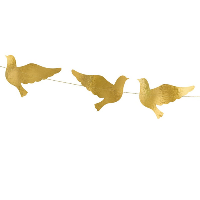 Doves Garland - Gold - 86cm