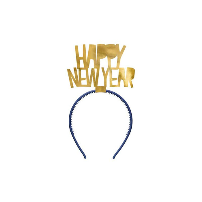 Headband Happy New Year, gold