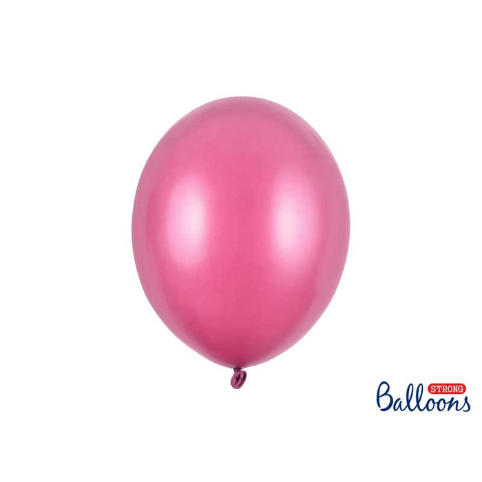 Balloon Latex Metallic - Hot Pink 30cm