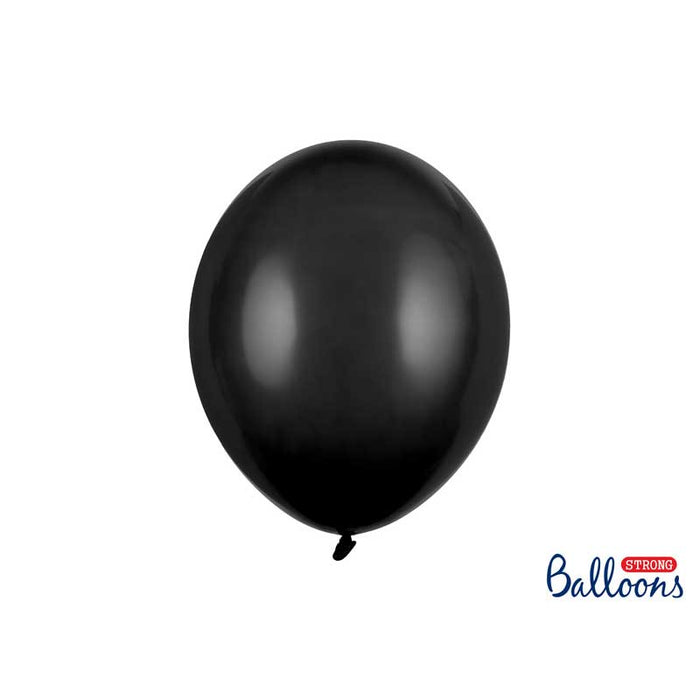 Balloon Latex Plain - Black 30cm - 50pk