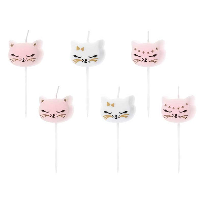 Birthday candles Cat, mix, 2cm