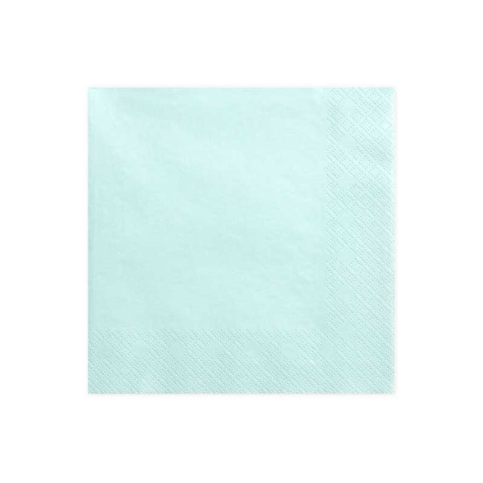 Lunch Napkins - Pale Turquoise - 20pk