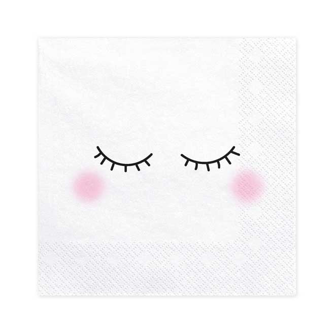 Lunch Napkins - Face - 20pk