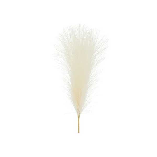 Pampas grass artificial, light cream, 10x45cm