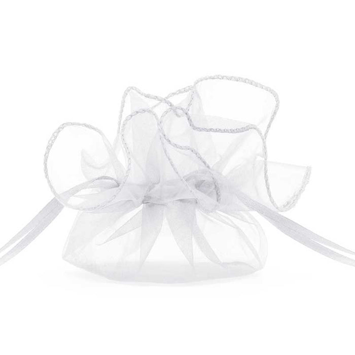 Organza Pouches - White - 10pk