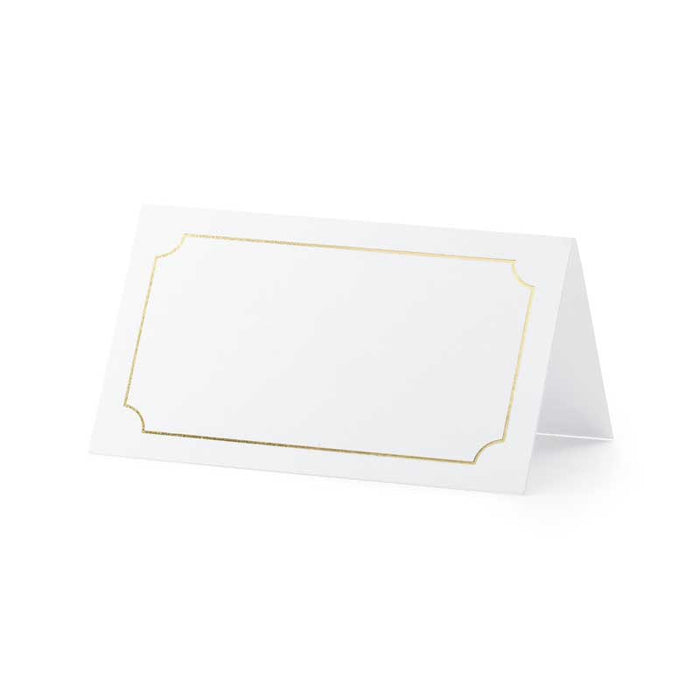Place Cards - Marquee Frame Gold - 10pk