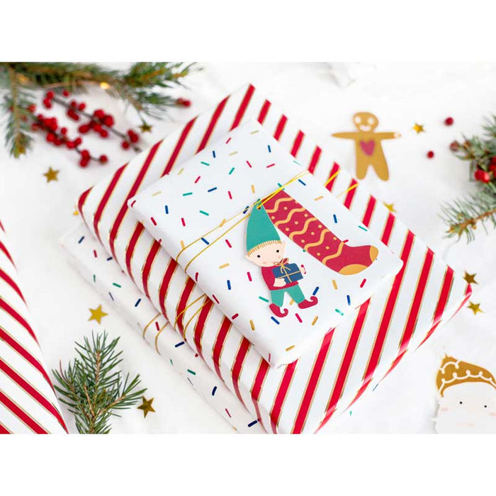 Christmas Gift tags Santa, mix