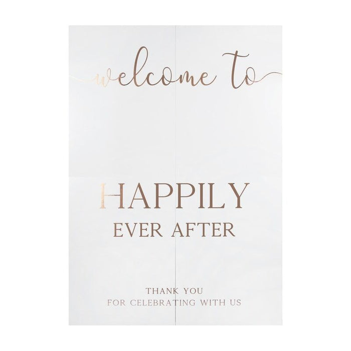 Personalized Wedding Welcome Sign