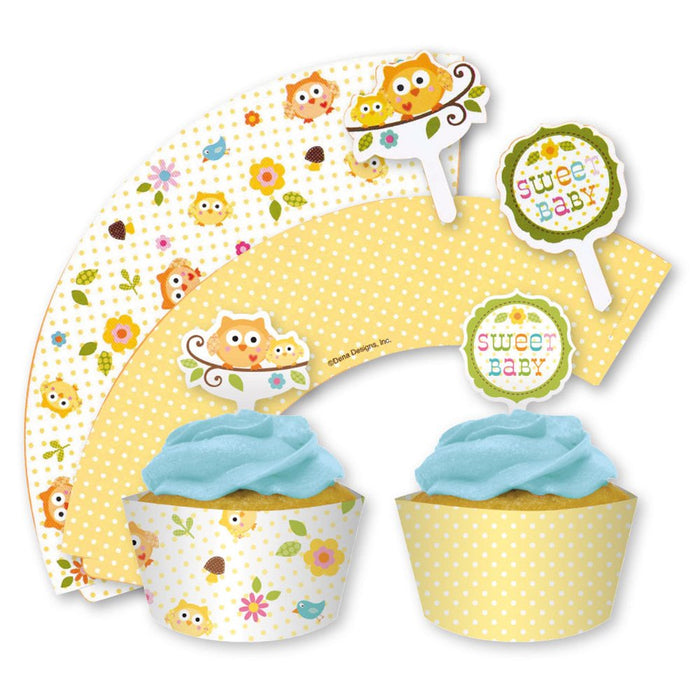 Happi Tree - Cupcake Wrap with Topper - 24pk