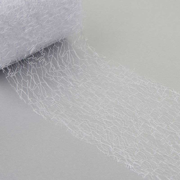 White Net Ribbon 15cm X 23Mts.