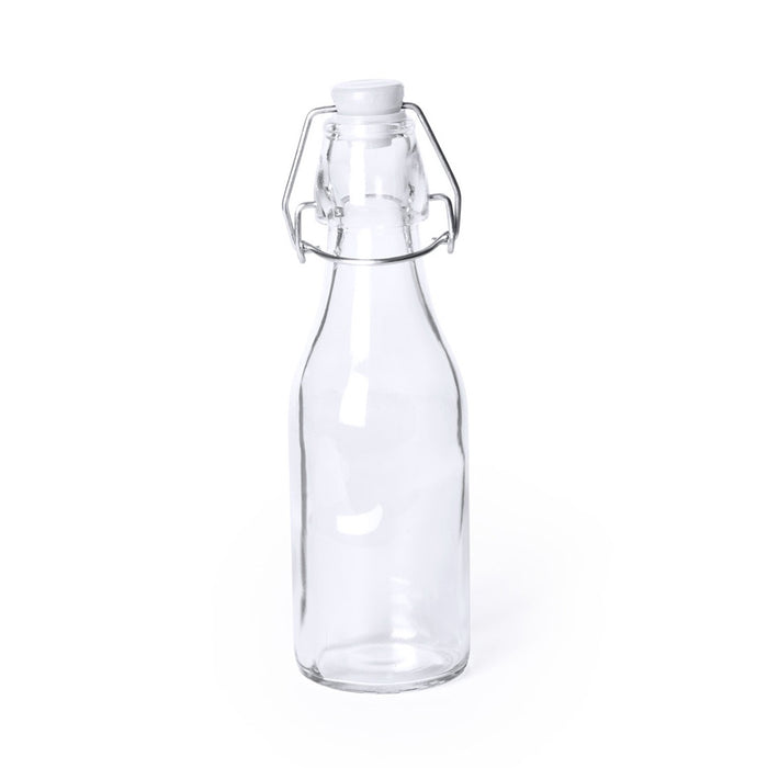 Glass Bottle with Vintage Stopper