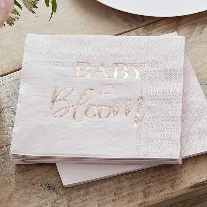 Baby in Bloom - Napkins - Baby in Bloom