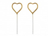 Sparklers - Gold Heart -  16.5cm