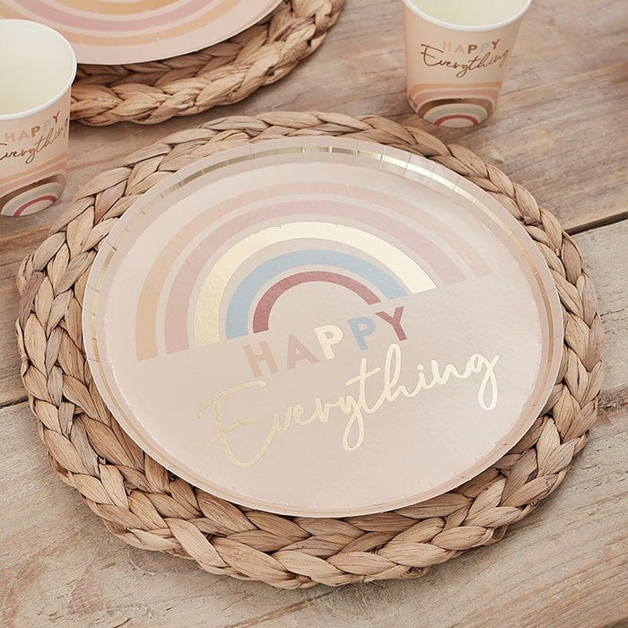 Happy Everything - Plate - Gold Foiled 8pk