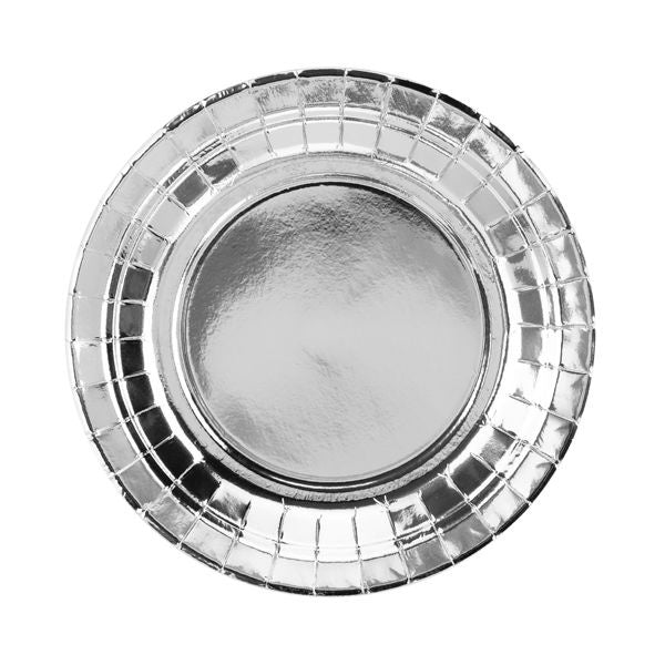 Dessert Plates - Silver - 6pk