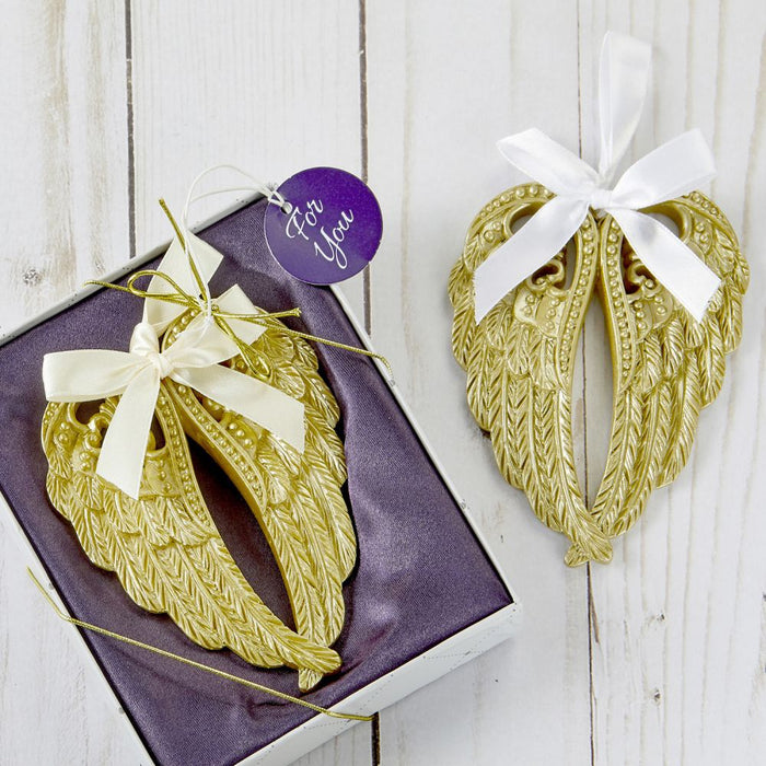 Gold Angel Wings Ornament
