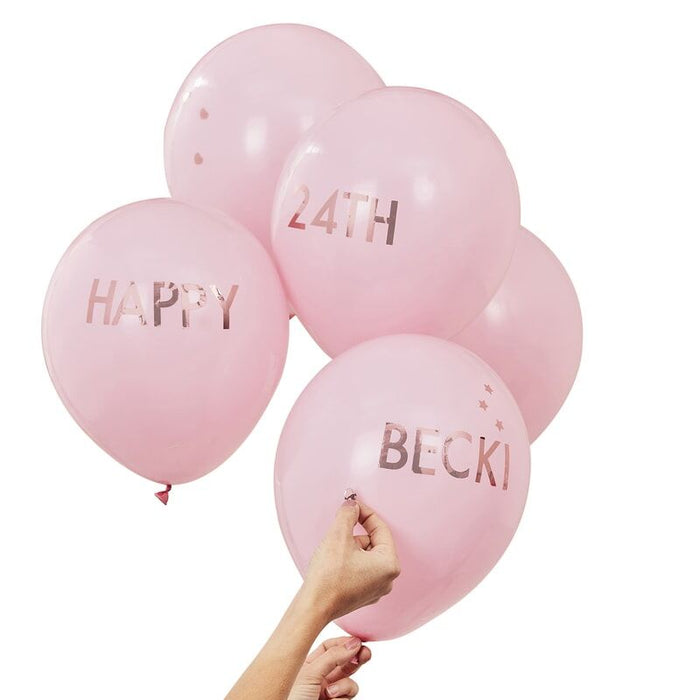 Mix It Up - Customisable Pink Latex Balloons
