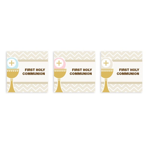 Tags Fill-in - Holy Communion - Chalice with Chevron Design
