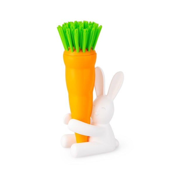 Dish Brush Bunny with Carrot