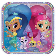 Shimmer & Shine Plates - 23cm Paper Party Plates