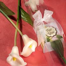 Disc Long Stem Calla Lily Candle 9409