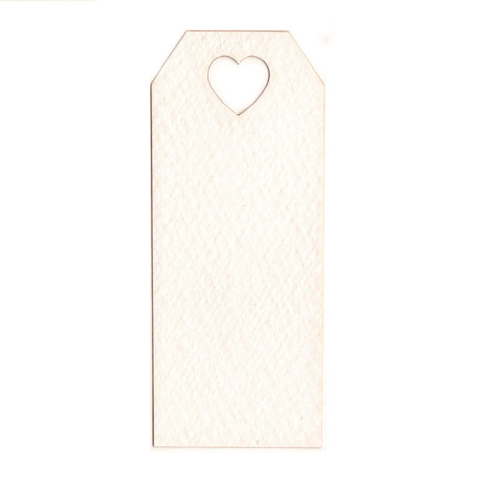 White Card with Heart Cutout