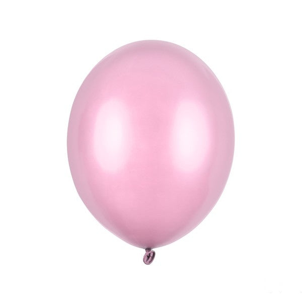 Balloon Latex Metallic - Pink 27cm