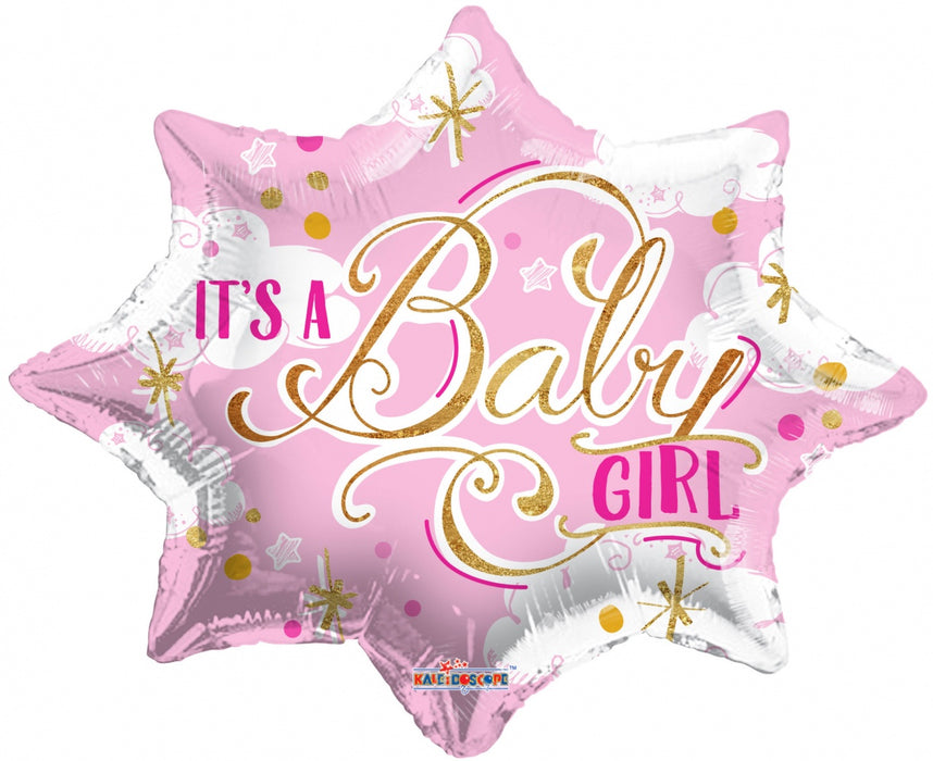 Balloon Foil Star Shape - It's a GirlTheme - 18''