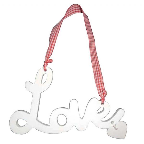 Hanging Love Sign