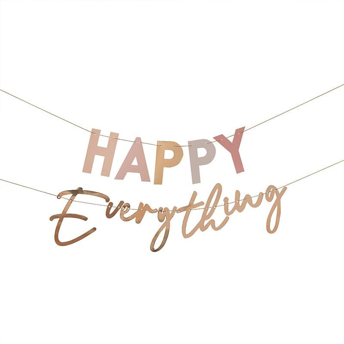 Happy Everything - Bunting - Happy Everything - Gold Foiled