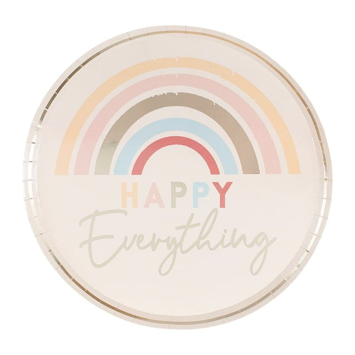 Happy Everything - Plate - Gold Foiled 8pk