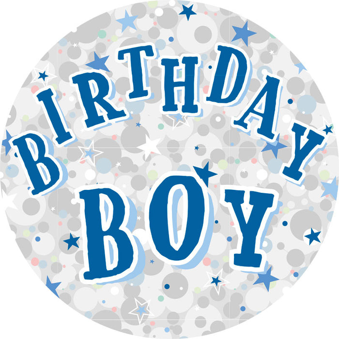 Birthday Boy Party Badge (15cm)