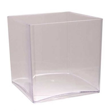 Apac Clear Plastic Cube (H15Cm)