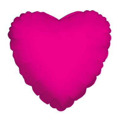 Balloon Foil Heart Shape - Hot Pink 18''