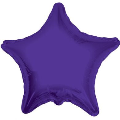 Balloon Foil Star Shape - Purple 18''