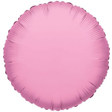Balloon Foil Circle Shape - Baby Pink 18''