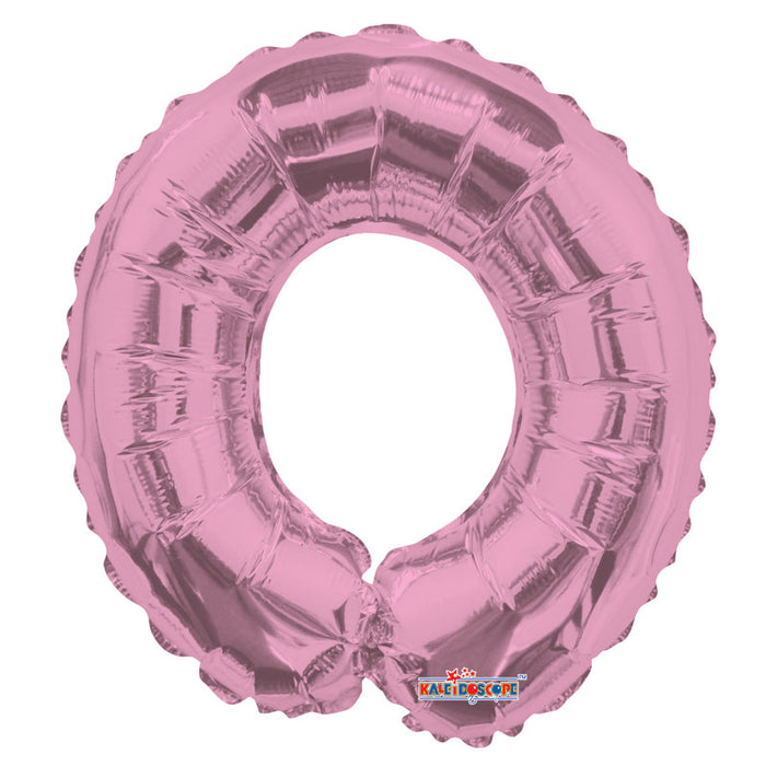 Balloon Foil Number - 0 Light Pink - 14"