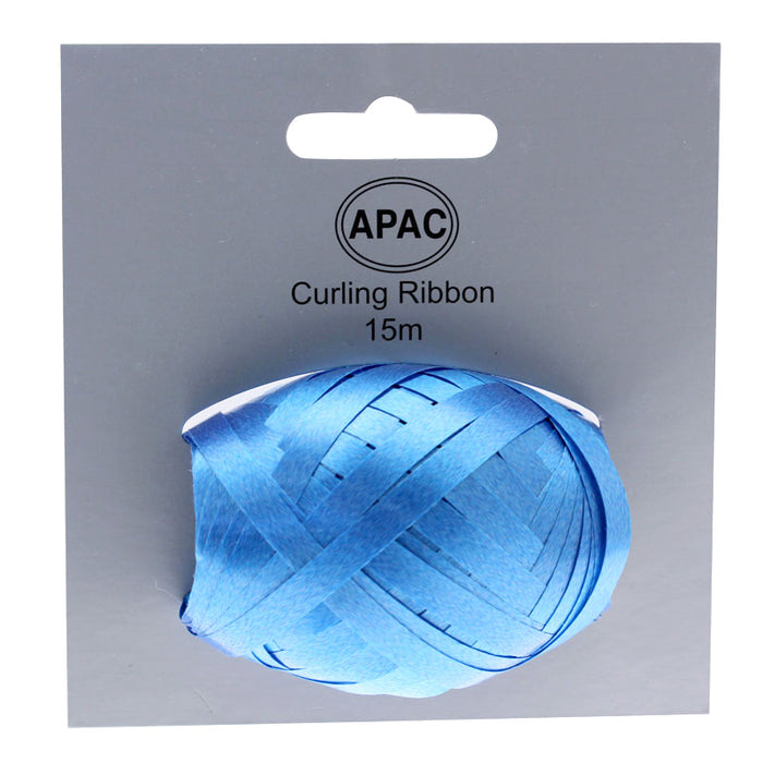 Curling Ribbon on Header - Dark Blue x 15mtrs