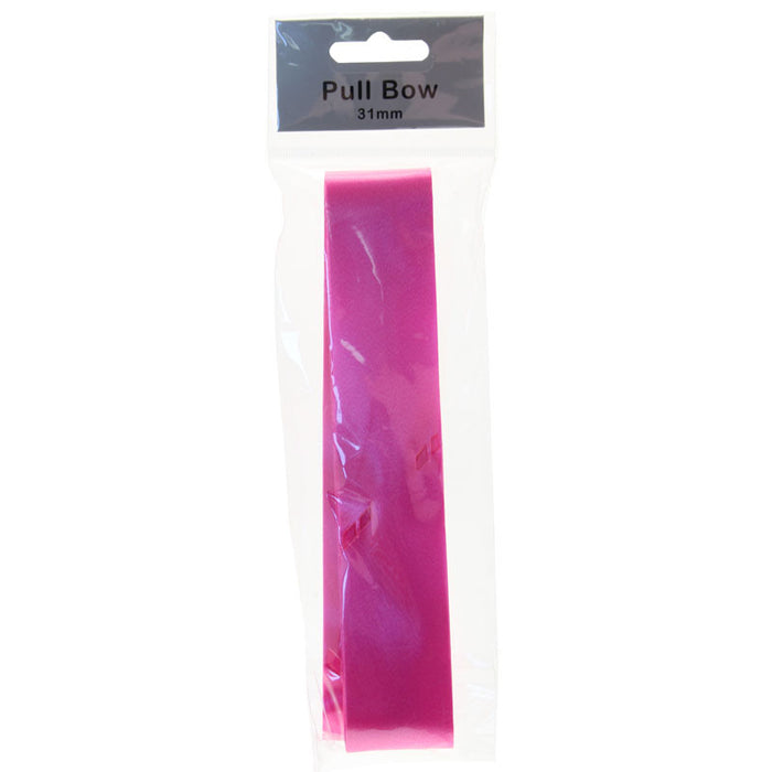 Pull Bow on Header - Cerise 31mm